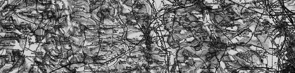 Old map of Ilkeston in 1895