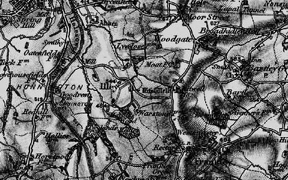 Old map of Illey in 1899