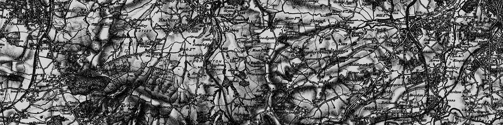 Old map of Illey in 1899