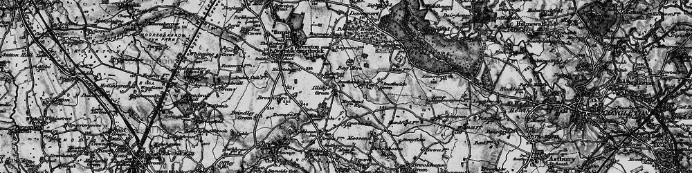 Old map of Bag Mere in 1897