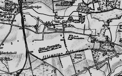 Old map of Illington in 1898