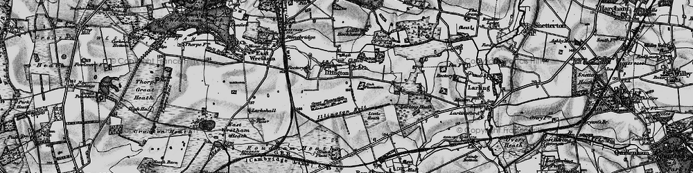 Old map of Illington in 1898