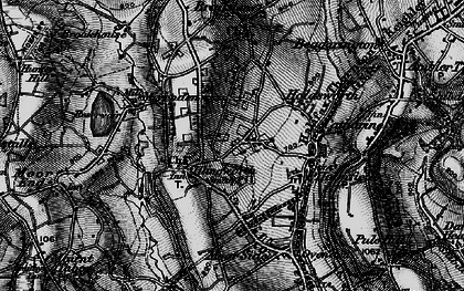 Old map of Illingworth in 1896