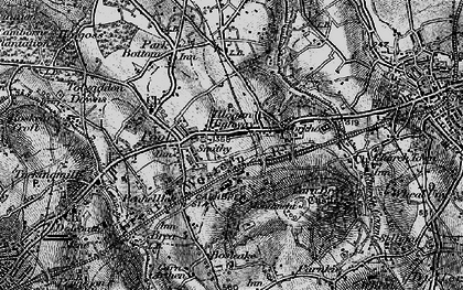 Old map of Illogan Highway in 1896