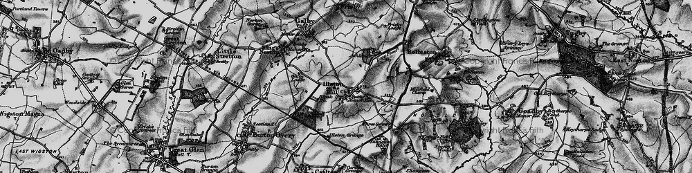 Old map of Illston on the Hill in 1899