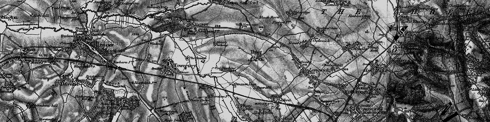 Old map of Bumpers in 1895