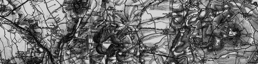 Old map of Ilmington in 1898