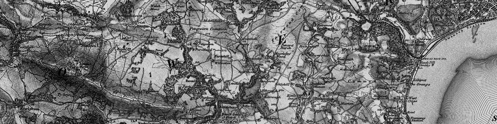 Old map of Bryn-afel in 1897