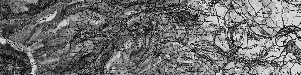 Old map of Ilton in 1897