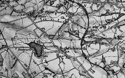 Old map of Ingbirchworth in 1896