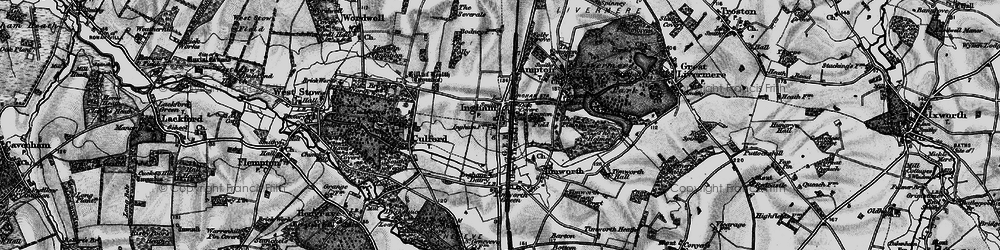 Old map of Ingham in 1898