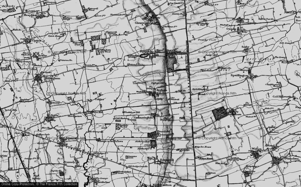 Old Map of Ingham, 1899 in 1899