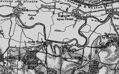 Old map of Ingleby in 1895