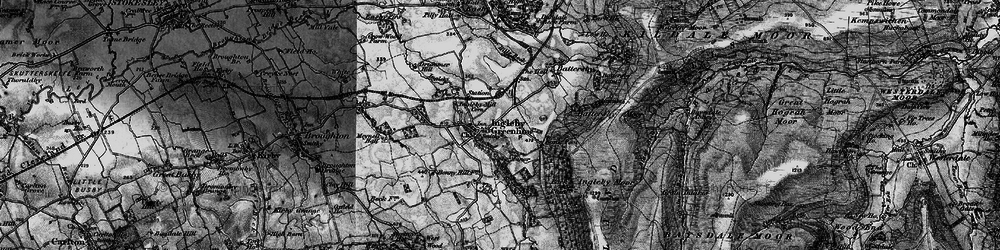 Old map of Battersby Plantn in 1898
