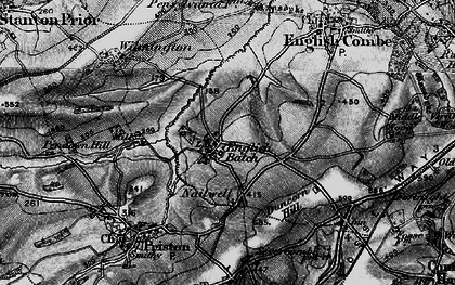 Old map of Inglesbatch in 1898