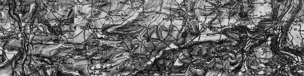 Old map of Inglesbatch in 1898