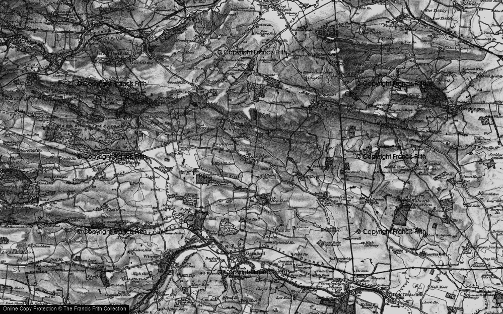 Old Map of Ingleton, 1897 in 1897