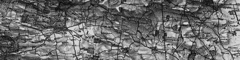 Old map of Ingleton in 1897