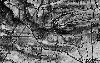 Old map of Ingoe in 1897