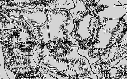 Old map of Ingoldsby in 1895