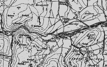Old map of Ingram in 1897