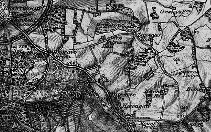 Old map of Ingrave in 1896