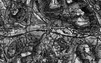 Old map of Borwick Fold in 1897