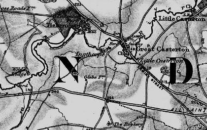 Old map of Ingthorpe in 1895