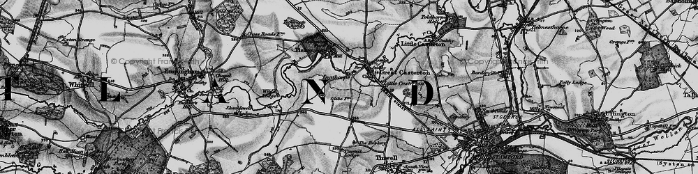 Old map of Ingthorpe in 1895