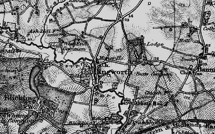 Old map of Ingworth in 1898