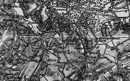 Old map of Inhurst in 1895