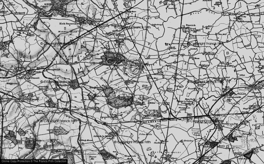Old Map of Instoneville, 1895 in 1895