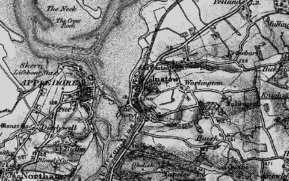 Old map of Instow in 1895