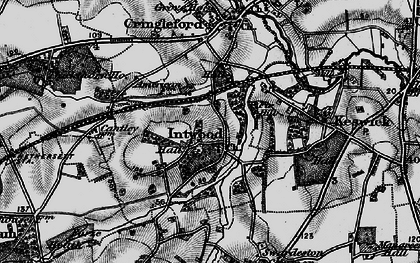 Old map of Intwood in 1898