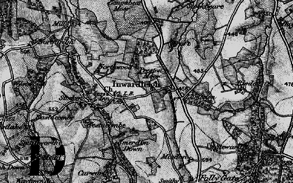 Old map of Inwardleigh in 1898