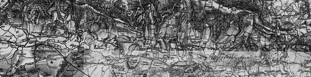 Old map of Iping in 1895