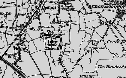 Old map of Irby in the Marsh in 1899