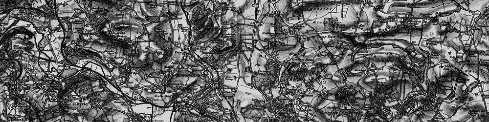 Old map of Ireland Wood in 1898
