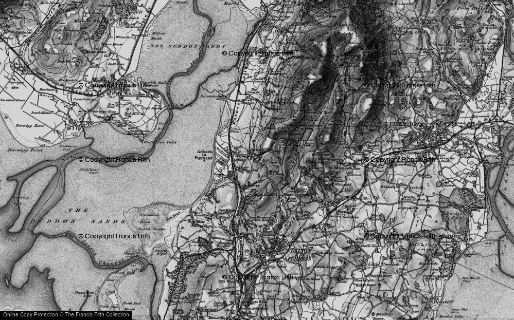 Old Map of Ireleth, 1897 in 1897