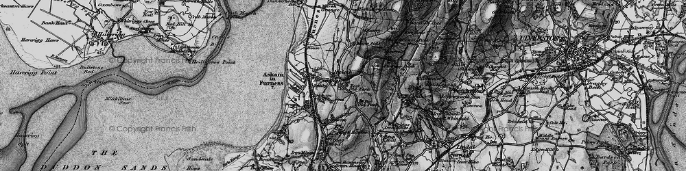Old map of Ireleth in 1897