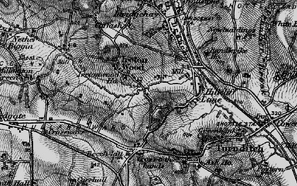 Old map of Ireton Wood in 1897
