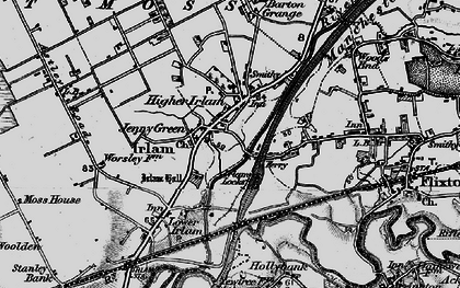 Old map of Larkhill in 1896