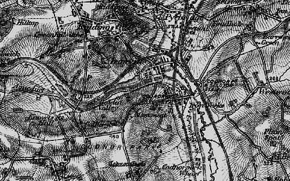 Old map of Ironville in 1895