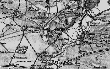 Old map of Irthington in 1897