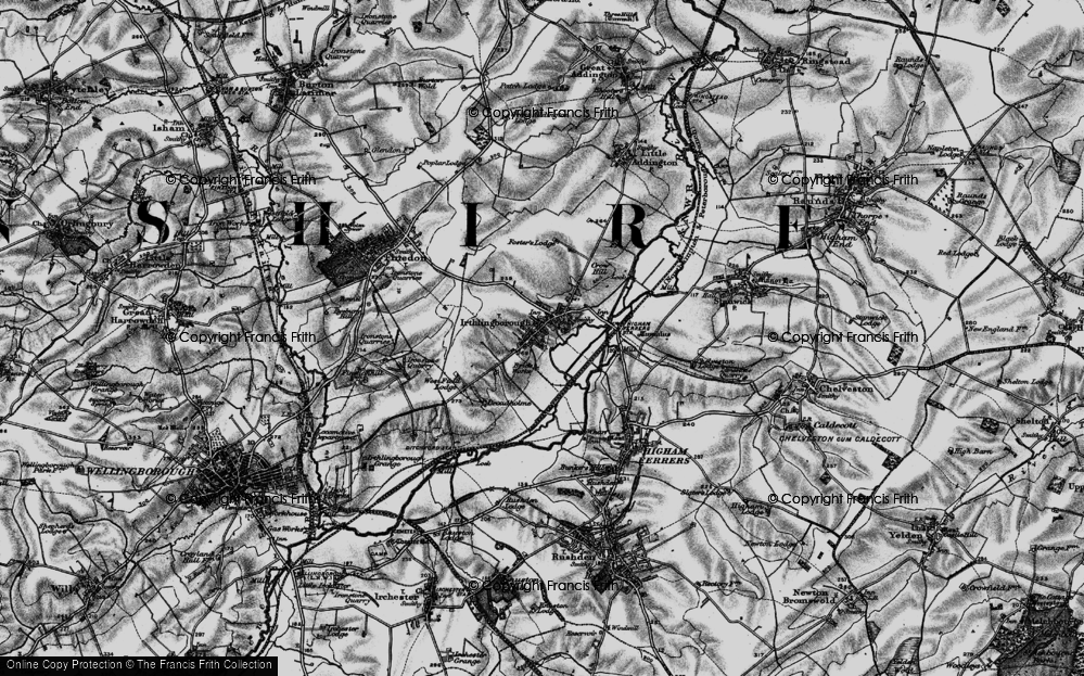 Old Map of Irthlingborough, 1898 in 1898