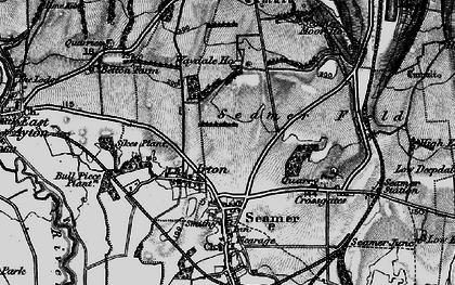 Old map of Bull Piece Plantn in 1898