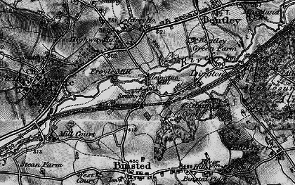 Old map of Isington in 1895