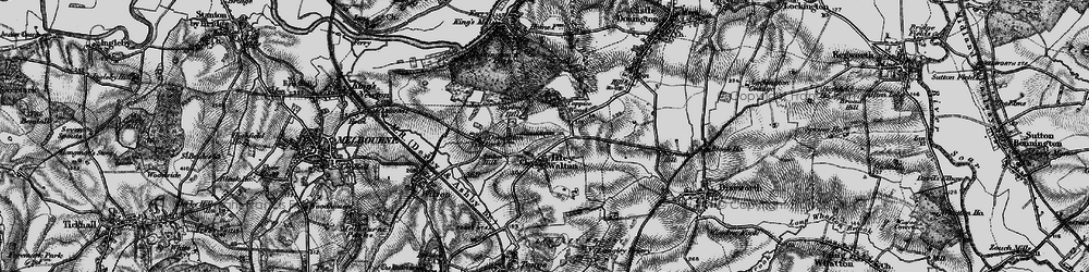 Old map of Ambro Hill in 1895