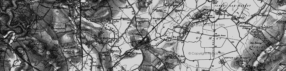 Old map of Islip in 1896