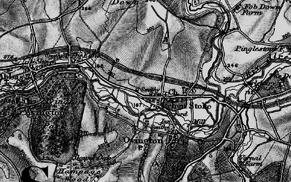 Old map of Itchen Stoke in 1895